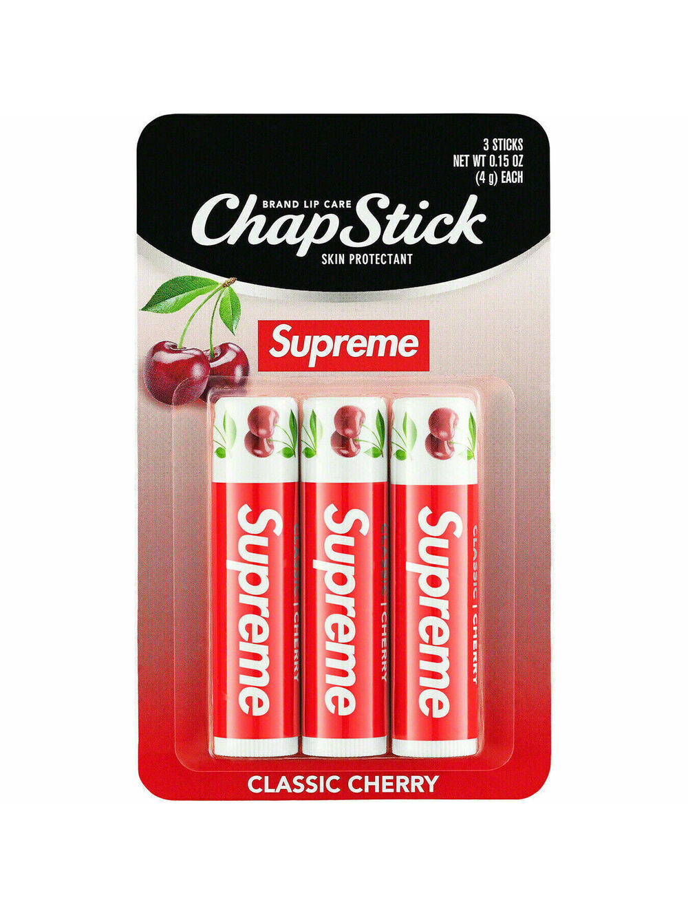 Supreme ChapStick (3 Pack) Classic Cherry